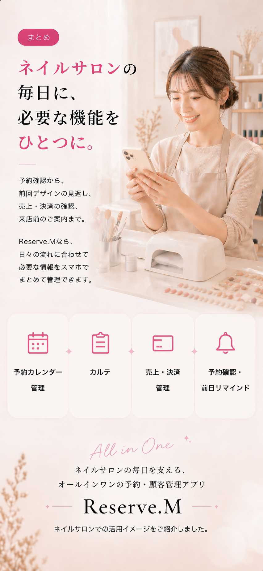 ネイルサロンのまとめイメージ